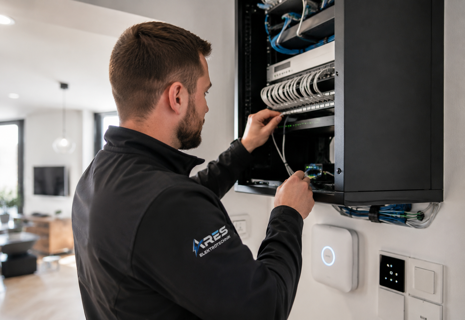Smart Home und Netzwerktechnik mit LAN-Verkabelung in Frankfurt